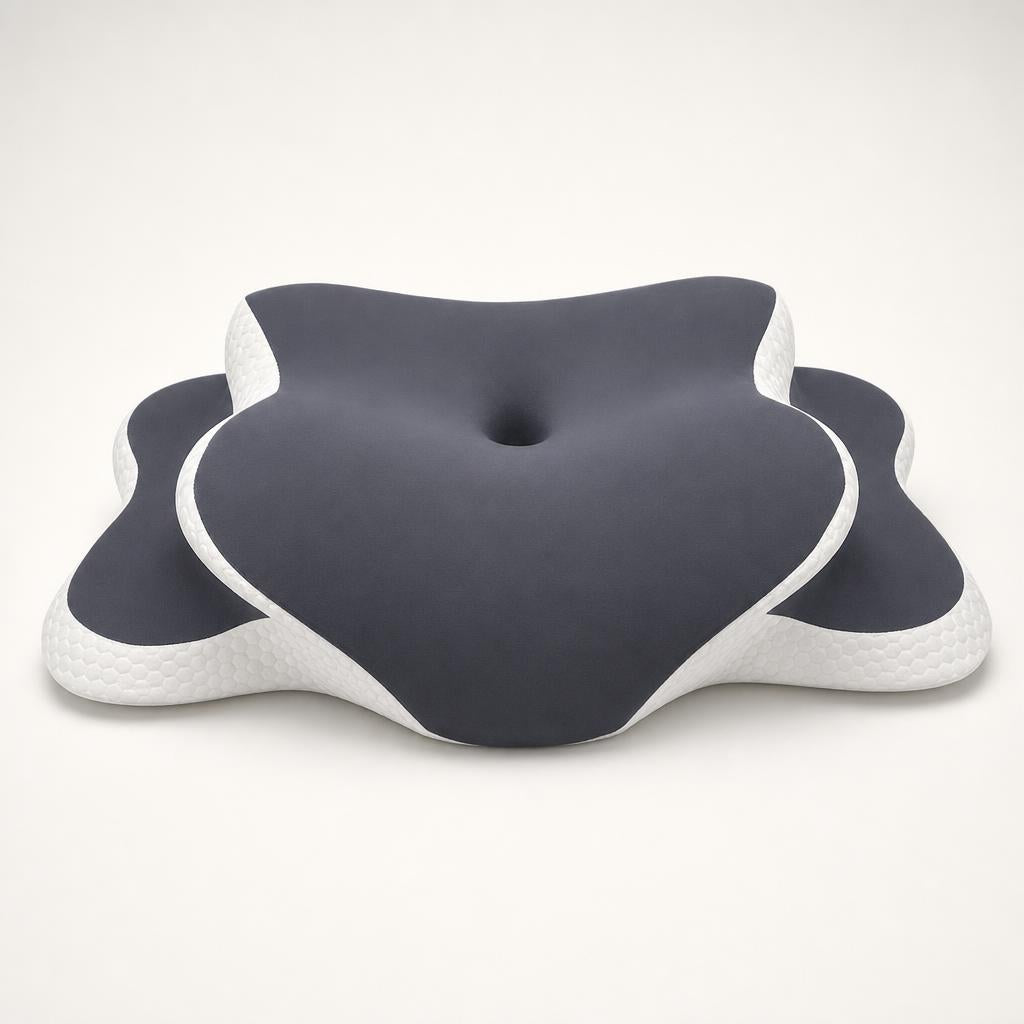 Almohada cervical ergonómica color gris pizarra
