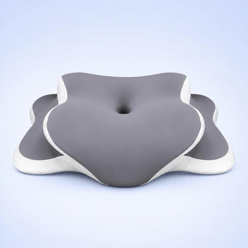 Almohada cervical ergonómica color gris